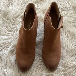 Vince Women's Brown Leather Booties size 9
